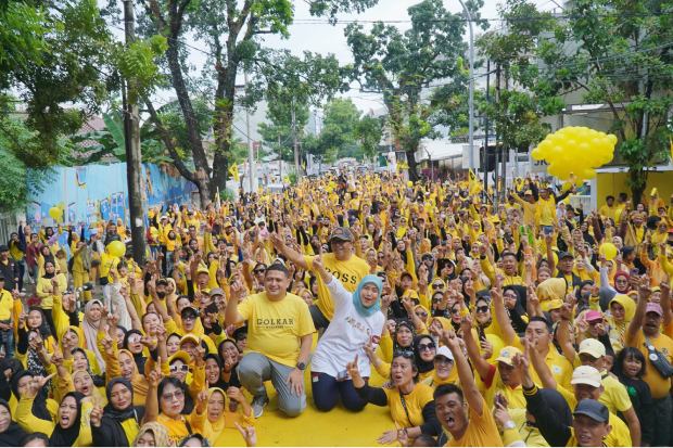 Soliditas Kader Terjaga di HUT ke-60 Golkar, Munafri Minta Menangkan Pilwali & Pilgub