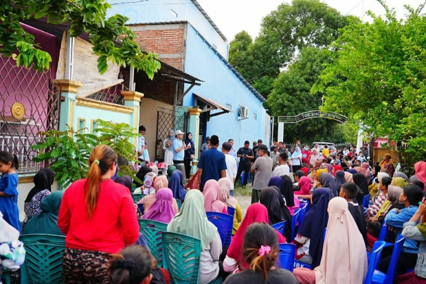 Mudahkan Warga, Hati Damai Bakal Bangun Serbaguna di Desa Taeng