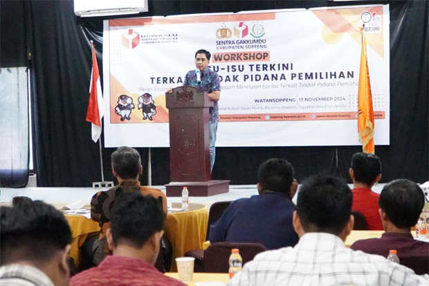 Sentra Gakkumdu Soppeng Komitmen Jaga Integritas Pemilihan, Bahas Isu Tindak Pidana