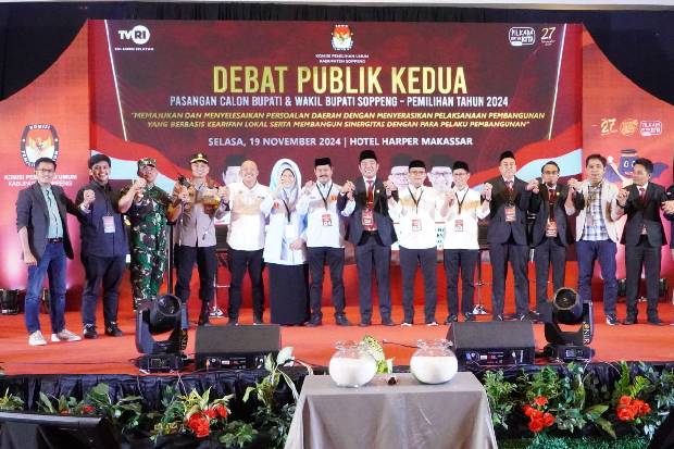 Hasil Pengawasan Bawaslu Soppeng saat Debat Terakhir Antas Paslon Pilkada 2024