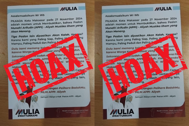 Jangan Gampang Percaya! Fitnah & Hoax Makin Gencar Serang MULIA di Masa Tenang