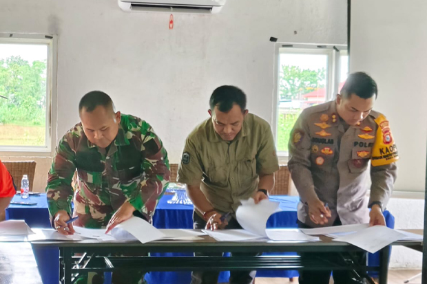 Gandeng TNI-Polri, KPU Maros Sigap Antisipasi Bencana Dalam Pelaksaan Pilkada 2024