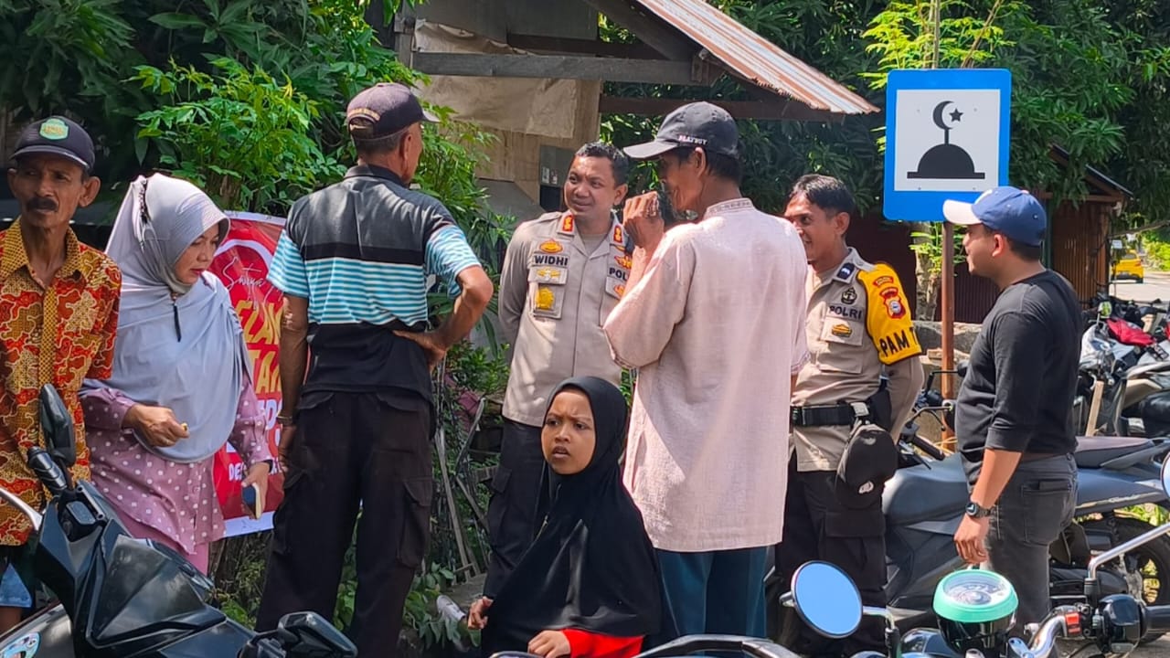 Kapolres Jeneponto Tinjau Pemungutan Suara Pilkada di Sejumlah TPS