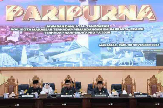 Arwin Azis: RAPBD 2025 Didukung Masukan Fraksi DPRD untuk Makassar Lebih Baik