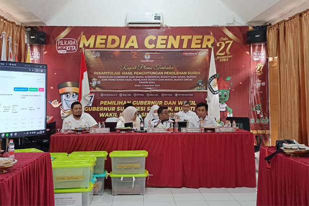 KPU Sinjai Tuntaskan Rekapitulasi Kabupaten, Paslon SANTUN Hanya Raih 717 Suara