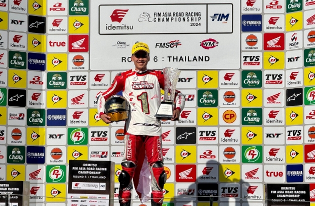 Pembalap Astra Honda Kembali Raih Juara Asia pada ARRC 2024