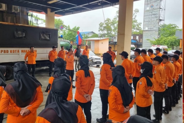 BPBD Makassar Siapkan 130 Personel Antisipasi Cuaca Ekstrem