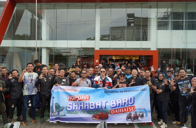 Keseruan Kopdar Sahabat Baru Daihatsu Bareng Komunitas Motor Honda di Makassar