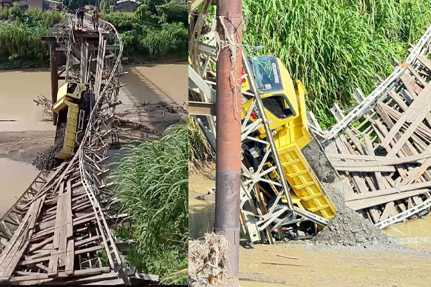 Syahar Gerak Cepat Carikan Solusi Jembatan Bulucenrana yang Ambruk di Sidrap