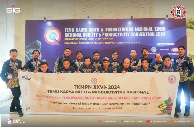 Semen Tonasa Sabet 4 Platinum & 1 Gold di  Konvensi Nasional TKMPN XXVIII