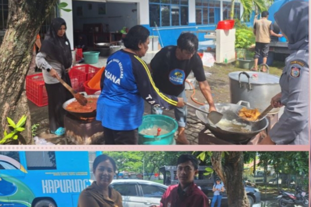 Dinas Sosial Makassar Buat Dapur Umum di Dua Lokasi