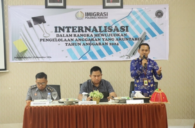 Kantor Imigrasi Polman Gelar Internalisasi Pengelolaan Anggaran yang Akuntabel