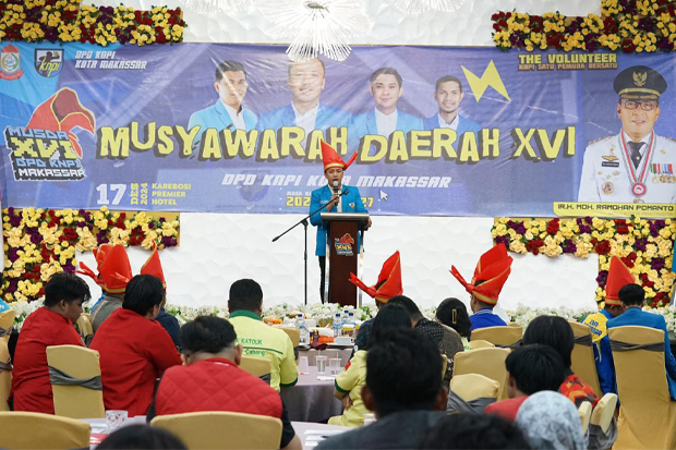 Hasrul Kaharuddin Minta Ketua KNPI Makassar Terpilih Rangkul Semua OKP dan DKP