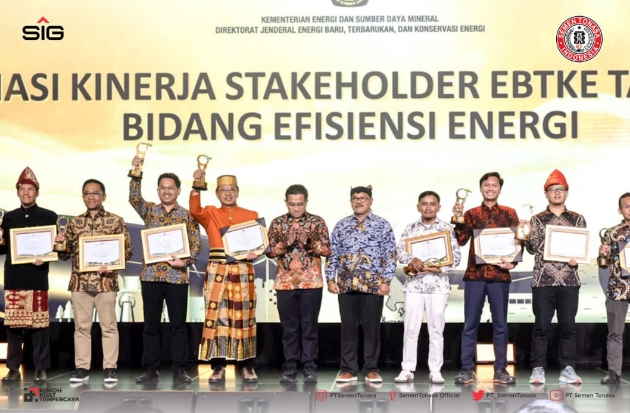 PT Semen Tonasa Raih Penghargaan ESDM atas Inovasi Efisiensi Energi