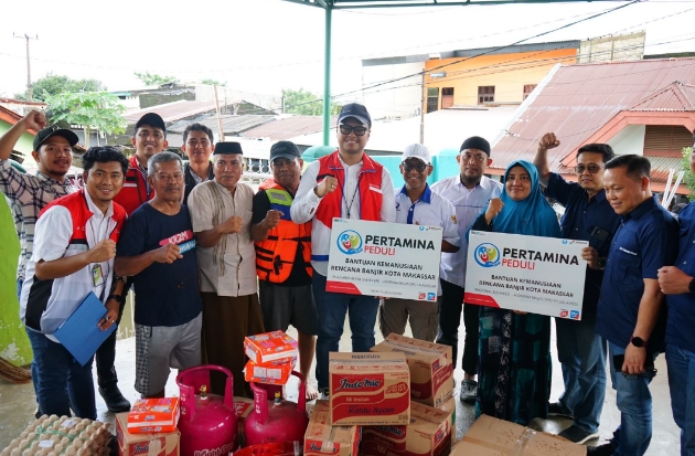 Aksi Cepat Tanggap Pertamina Patra Niaga Sulawesi Bantu Korban Banjir di Makassar