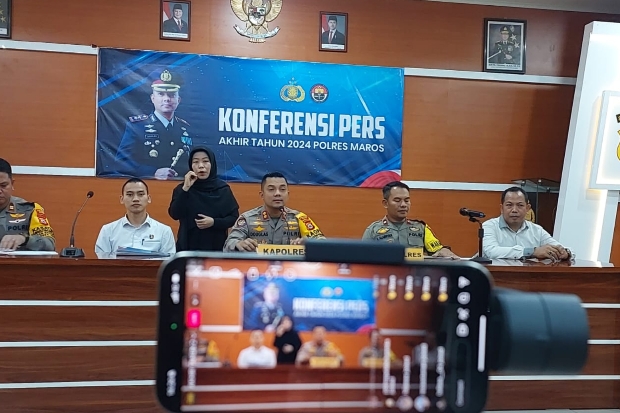 Polres Maros Tetapkan 5 Tersangka Korupsi Rehabilitasi Gedung Perpustakaan