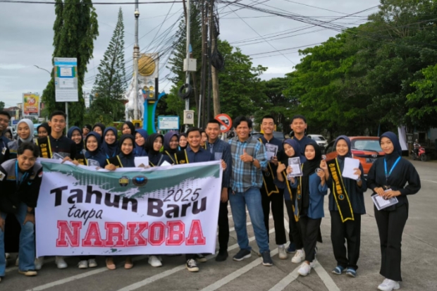 Granat dan Ikanara Ajak Warga Jauhi Narkoba hingga Seks Bebas di Malam Tahun Baru