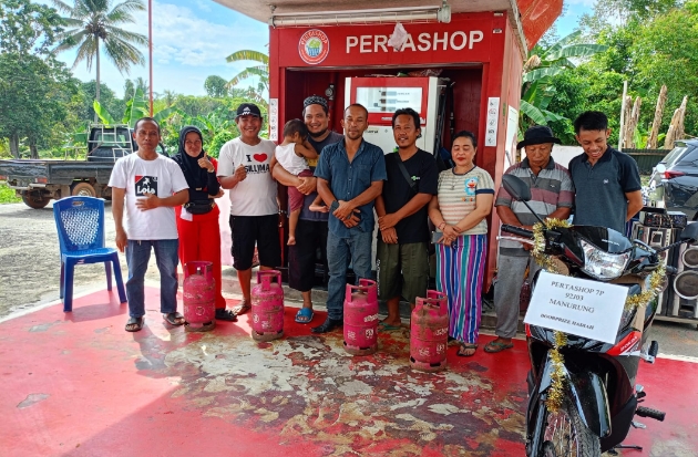 Pertamina Sulawesi Dukung Pengembangan Pertashop, Gelar Undian Doorprize untuk Konsumen Setia