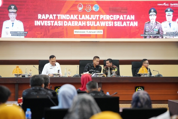 Dorong Peningkatan Iklim Investasi di Provinsi Sulsel