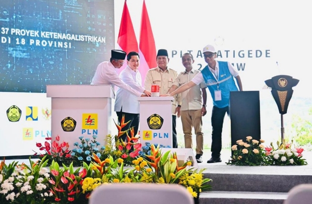 Presiden Prabowo Resmikan Proyek Ketenagalistrikan Terbesar di Dunia