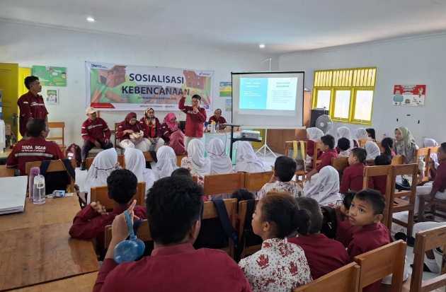 Peringati Bulan K3, Pertamina Gelar Sosialisasi Kebencanaan di Sekolah Dasar Gorontalo