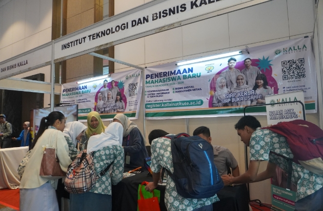 Kalla Institute Tawarkan Beasiswa & Diskon di Sulawesi Education & Techno Expo 2025