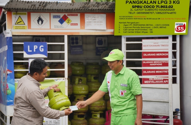 Pertamina Sulawesi Pastikan Distribusi LPG 3 Kg Tepat Sasaran Lewat Pangkalan Resmi