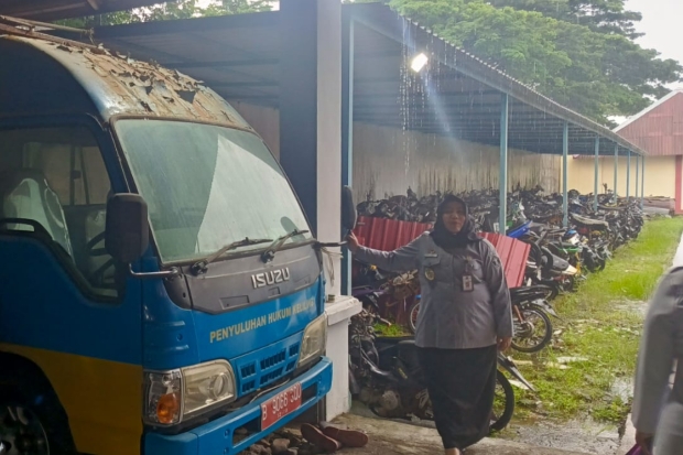 Kanwil Kemenkum Sulsel Periksa Kelayakan Mobil Penyuling