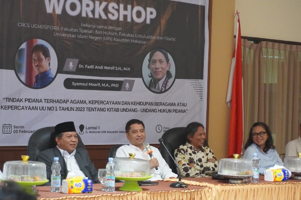 CRCS UGM/ISFORB dan UIN Alauddin Bahas Tindak Pidana Terhadap Agama