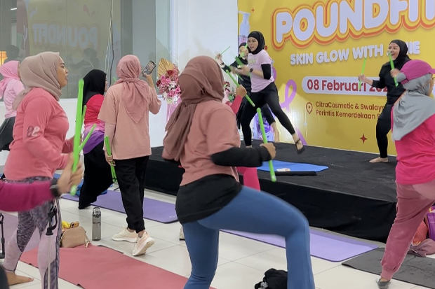 Sehat dan Glowing Bersama CitraCosmetic & Ainie di Event Poundfit