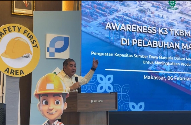 Keselamatan Kerja Utama, Pelindo Sosialisasi K3 untuk Pekerja Pelabuhan Makassar