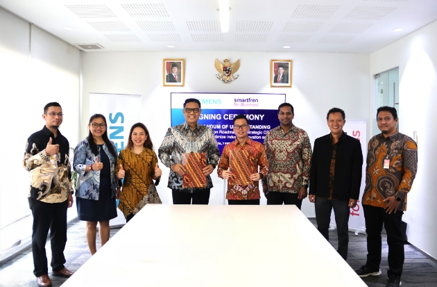 Smartfren for Business & Siemens Kolaborasi Kembangkan Solusi Smart Manufacturing