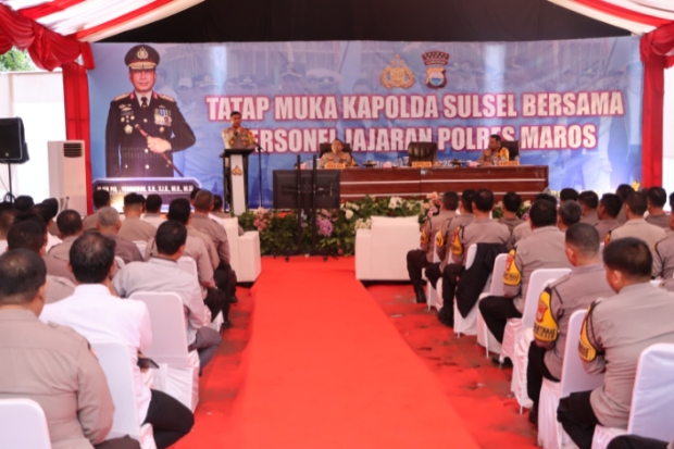 Kapolda Sulsel Resmikan Dua Fasilitas Baru Polres Maros