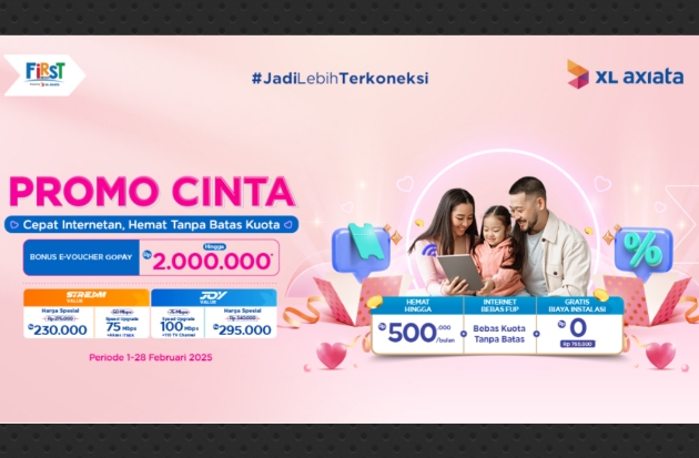 First Media Hadirkan Promo Cinta & Romantis: Internet Cepat, Hiburan Seru & Bonus Melimpah