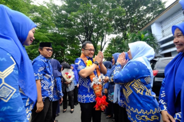 Sehari Usai Dilantik, Wabup Gowa Silaturahmi dengan Seluruh ASN