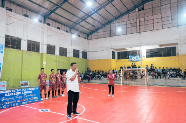 Bupati Bantaeng Uji Nurdin Buka Turnamen Futsal Ramadan Bangkit