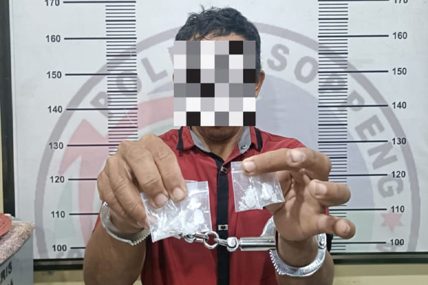 Polisi Tangkap Pengedar Sabu di Soppeng, Barang Bukti 5,36 gram