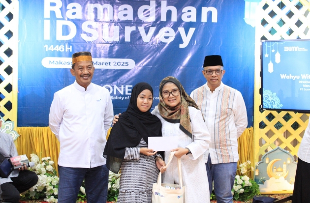 Safari Ramadan IDSurvey di Makassar: Buka Puasa Bersama hingga Santuni Anak Yatim