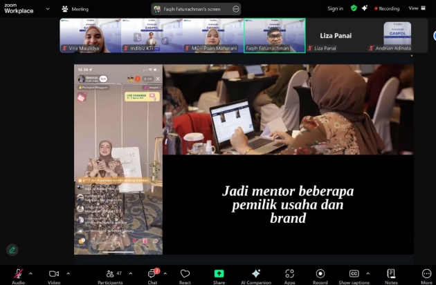 GASPOL! Webinar Telkom Regional 5 Bahas Cara Jualan Efektif Lewat TikTok