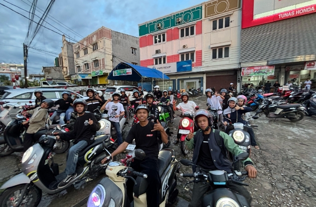 Ramadhan Bikers Honda: 100 Bikers Bersama Berbagi Takjil di Kendari