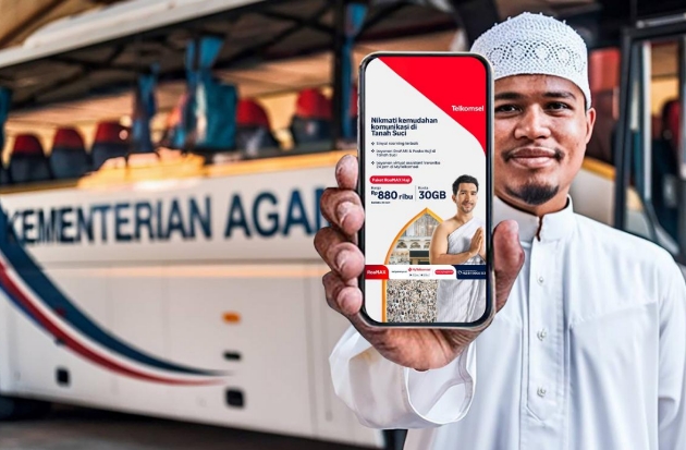 Ibadah Haji Lancar dengan Paket RoaMAX dan Layanan Telkomsel di Tanah Suci