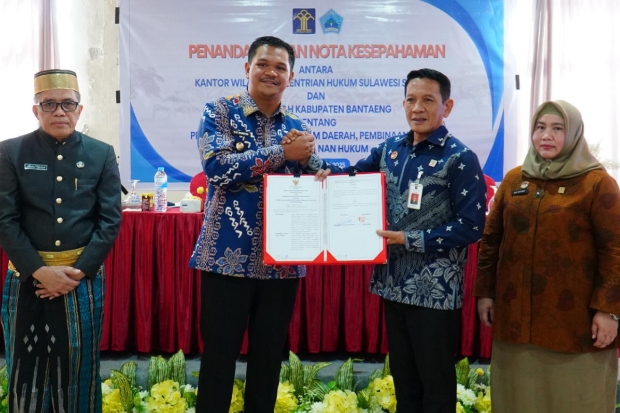 Kemenkum Sulsel dan Pemkab Bantaeng Perkuat Kerjasama Bidang Hukum