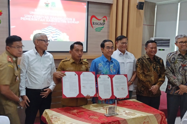 Pemkab Sidrap dan Unhas Teken MoU Pengembangan Tri Dharma hingga Penguatan SDM