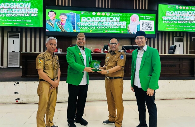 FK UMI Edukasi Generasi Muda Bone Lewat Roadshow, Try Out, hingga Seminar Kesehatan