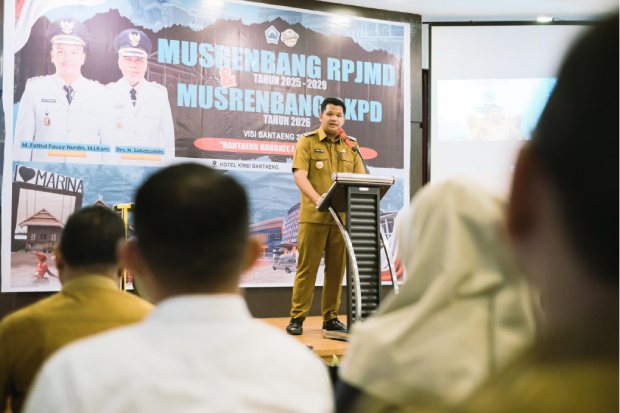 Buka RPJMD 2025 - 2030 dan RKPD 2026, Bupati Uji Nurdin Minta Perhatikan Petani