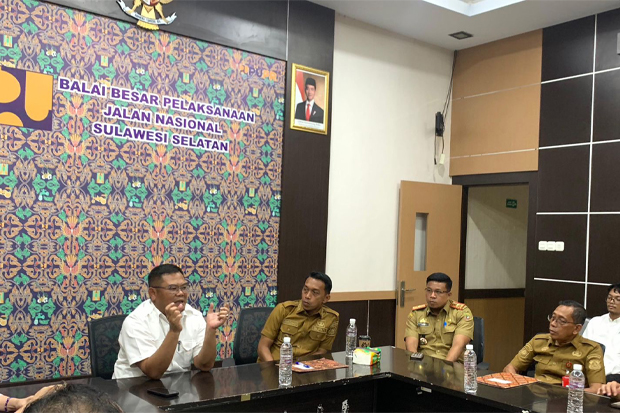 Bupati Syahar Sampaikan Langsung Aspirasi Masyarakat Sidrap ke Balai Jalan Nasional