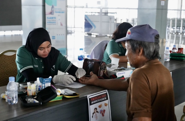 SPJM Gelar Pemeriksaan Kesehatan Gratis untuk TKBM Pelabuhan Makassar