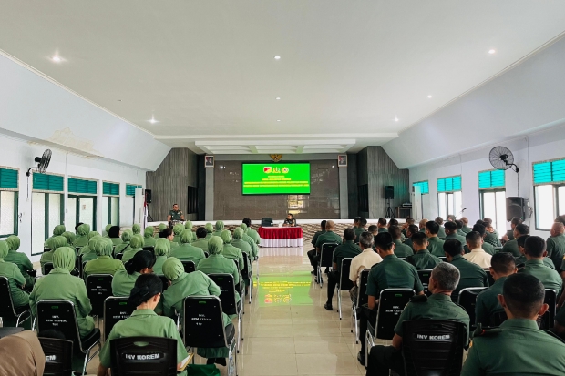 Kodam XIII/Merdeka Gelar Pembinaan Mental Rohani