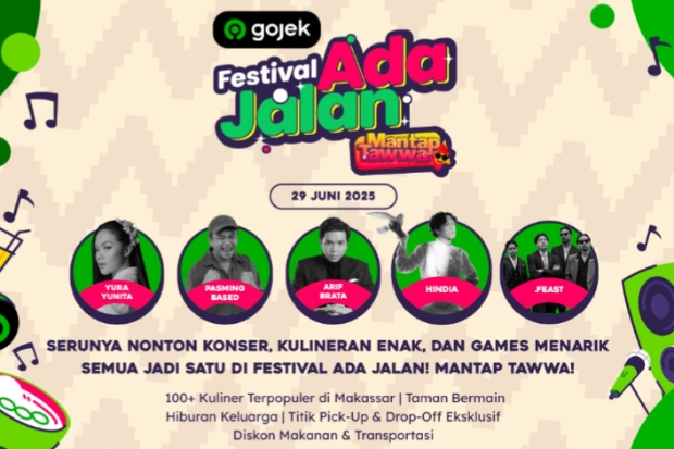 Gebrak Makassar, Gojek Hadirkan Yura Yunita Sampai Hindia di Festival Ada Jalan