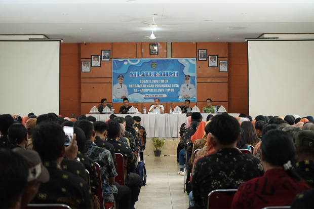 Bupati Lutim Ibas Tekankan Pentingnya Pemetaan Potensi Desa untuk Pembangunan
